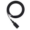 Durable 6-Pin Detachable Handheld Microphone Extension Cable for Yaesu Walkie-Talkies, 155cm Long