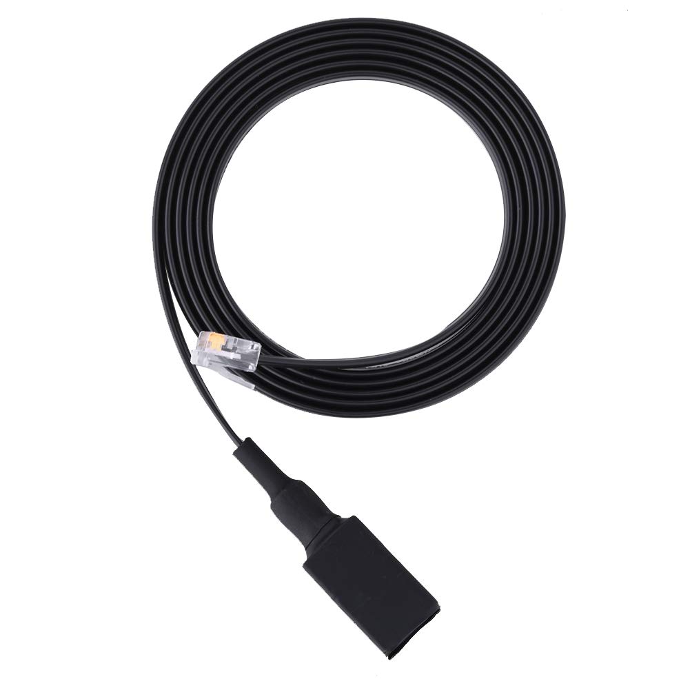 Durable 6-Pin Detachable Handheld Microphone Extension Cable for Yaesu Walkie-Talkies, 155cm Long