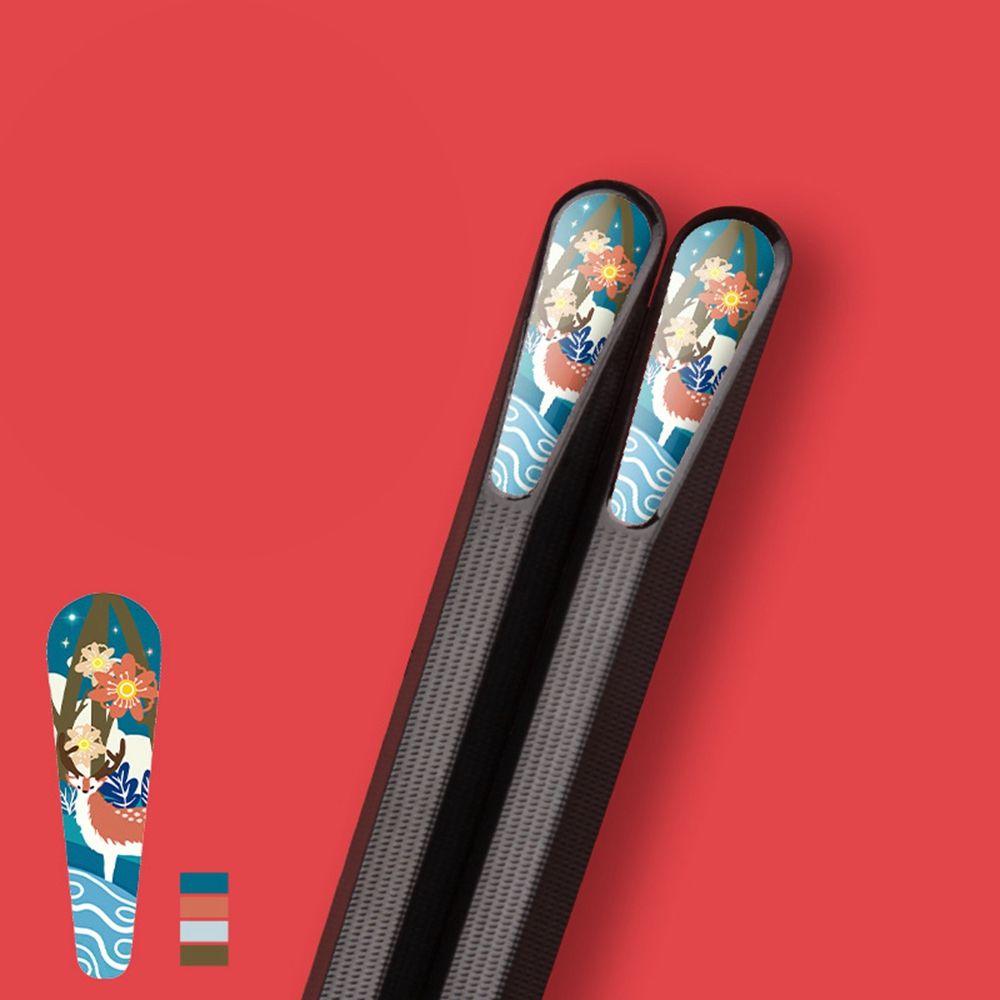 24cm Pointed Tip Non-slip Reusable Gifts Tableware Chopsticks Kitchen Supplies Dinnerware Set