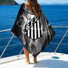 Strandtuch mit aufgedrucktem FC-Wappen, superweiche Mikrofaser, perfektes Geschenk zum Geburtstag, für Pool, Strand, Reisen, für Familie und Freunde