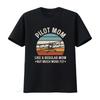 Airplane Captain Design for a Pilot Mom T Shirt vintage Washed Unisex designer clothes Top For Everyday Wear graphic Stylish