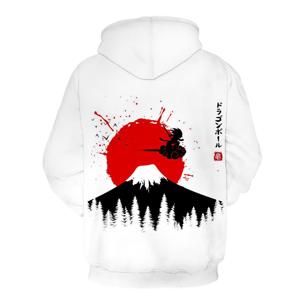 Móda pro fanoušky DRAGON BALL Grafická mikina Outdoorový sport Cosplay Pulovry Mikina s kapucí Cosplay kostým 8 barev