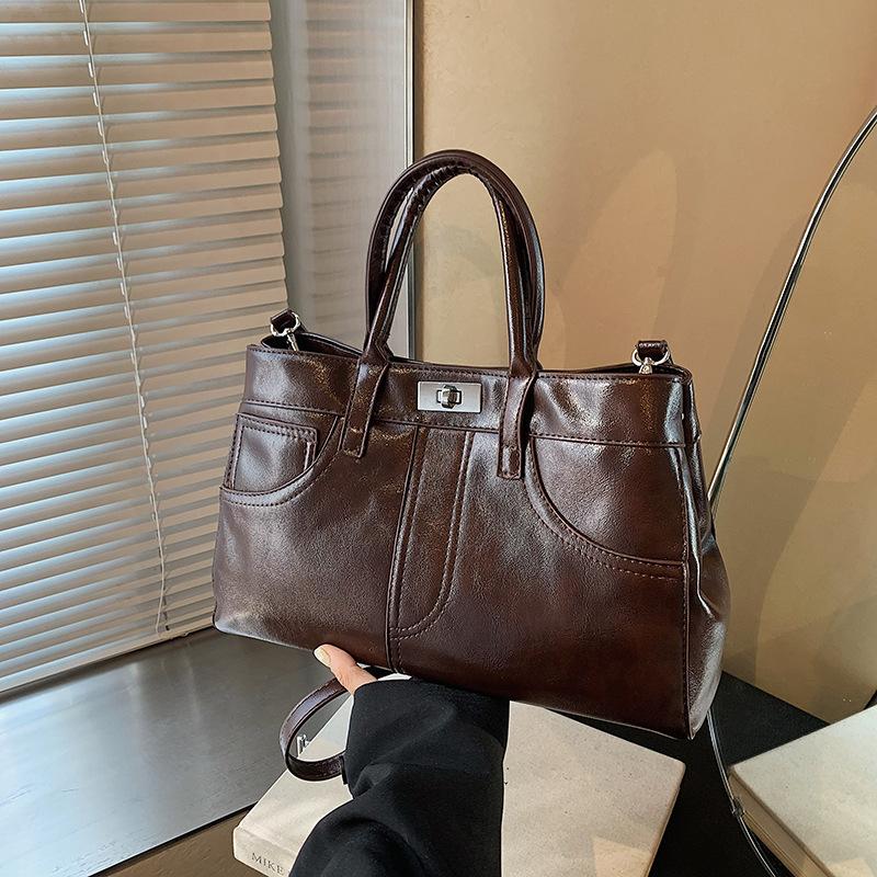 

Премиальная ретро сумка Maillard коричневого цвета женская новая осенне-зимняя универсальная сумка-мессенджер портативная сумка-тоут