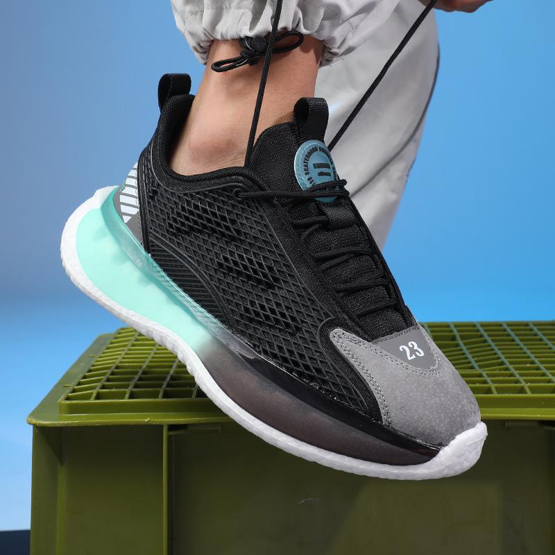 New Men'S Casual Air Cushion Running Shoes Lightweight Mesh Casual Shoes Anti-Slip Shock Absorbing Sports Shoe