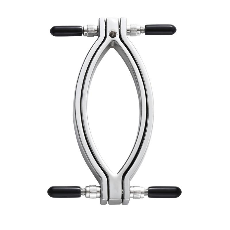Labia Spreader Strap with Clamp Clip Onto Clitoris Spread Pussy Open Vagina Stimulator BDSM Bondage Nipple Sucker Sex Toys Slave