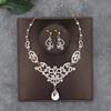 Set di Collana e Orecchini alla Moda in Stile Coreano: Accessori Perfetti per Matrimonio Sposa