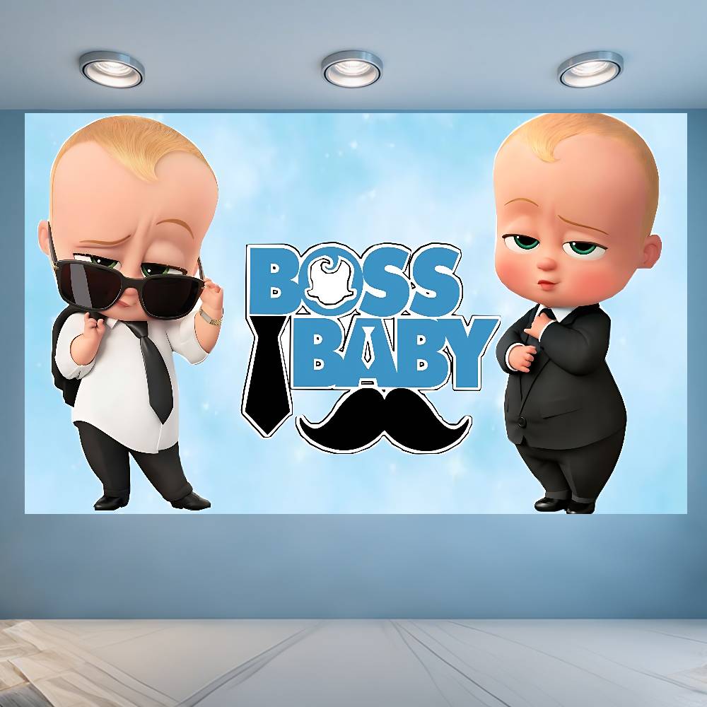 FunnyD B- Főnök B-Baba film rajzfilm dekoráció háttér szoba fotózás háttérkép fotózáshoz évforduló esemény dekoráció