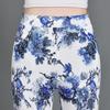 Versatile Floral Plaid Slimming Pants for Women - 2024 Summer, Elastic Waist, Long and Tight-fitting.