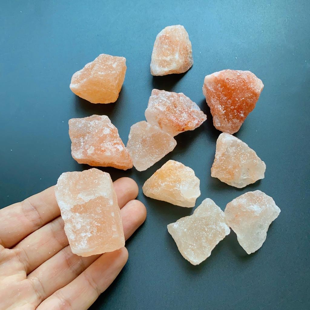 Himalayan Salt Rough Stone, Himalayan Salt Chunk, Orange Salt, Natural Mineral Underground Salt Cuarzo Blanco Piedra Natural