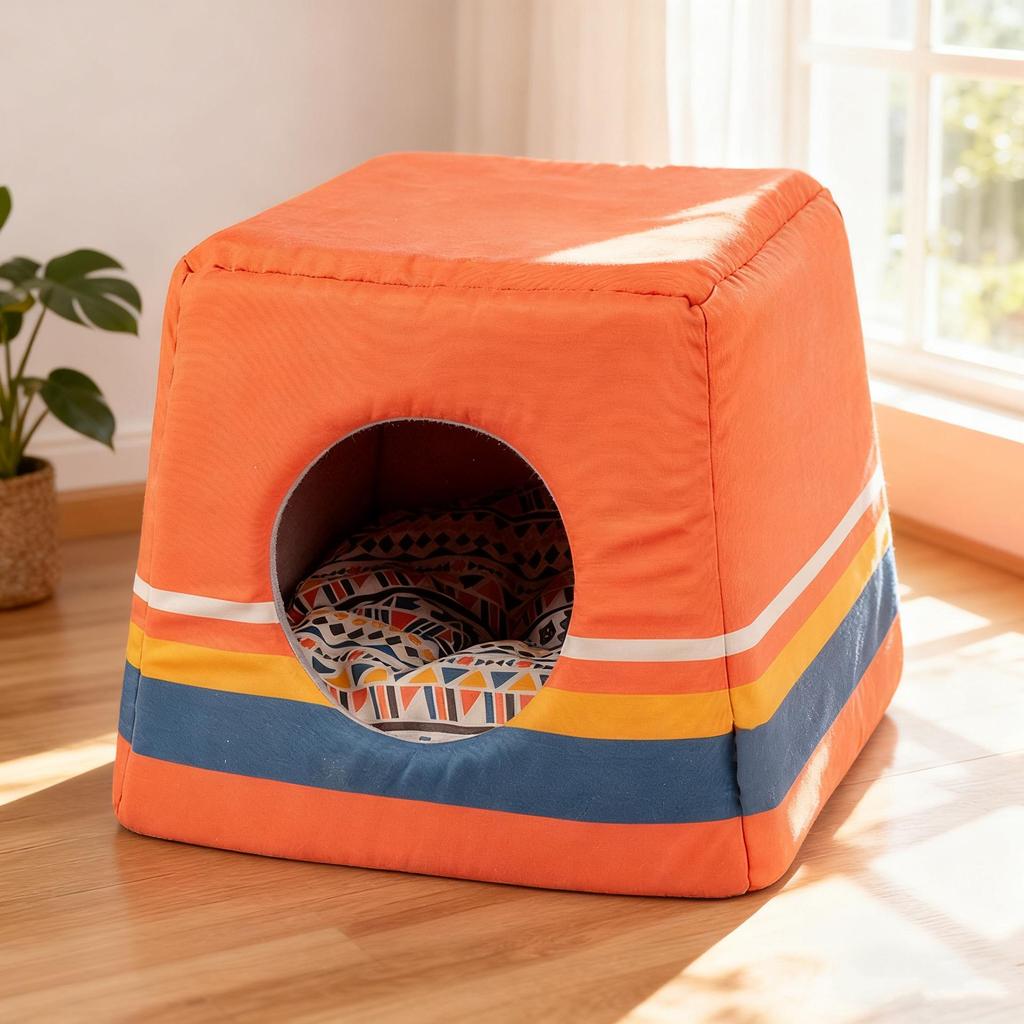 Cozy Foldable All-Season Cat & Dog Bed House