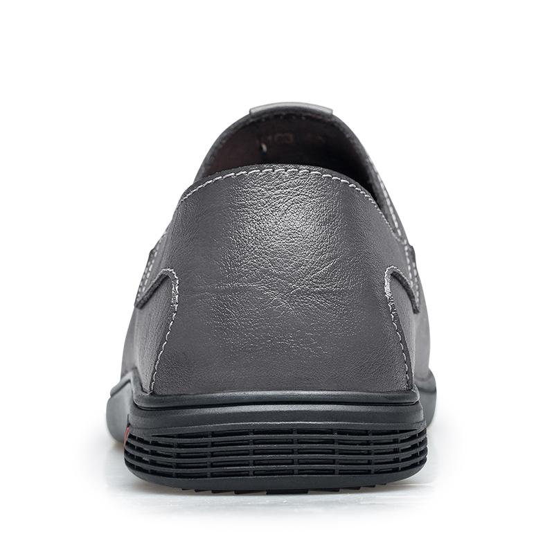 Genuine Leather Men Loafers Moccasins Men Business Dress Shoes Handmade Leather Shoes Men Flats