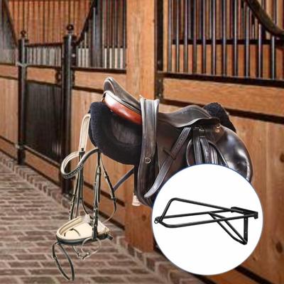 Folding Saddle Rack, Wall Mount Stand, Portable Pad Rack for Western Saddles Horse