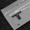 Appily per T-ROC TROC Etichetta per bagaglio Marchio posteriore T-roc logo Plastica ABS Argento