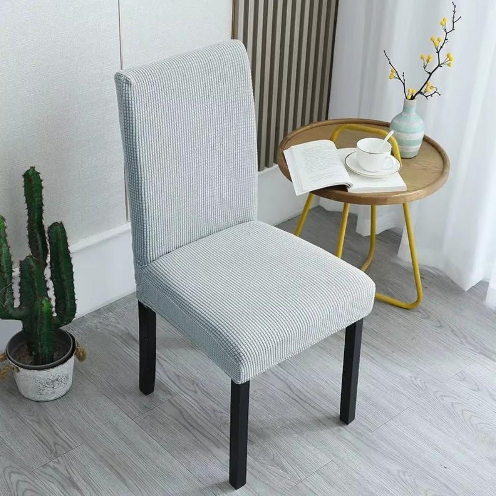 Household Stretch Chair Covers Washable Jacquard Corn Kernel Fabric Slipcovers Removable Seat Protectors For Living Room Chairs