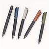 High-quality metal rotating ballpoint pen, business office signature pen, daily learning writing practice ballpoint pen (black ink)