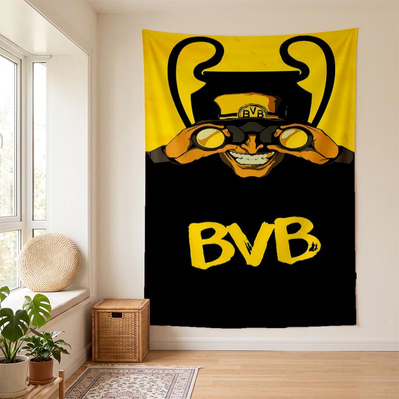 BVB (1) Wandbehang Stilvoller Wandbehang für Schlafzimmer Wohnzimmer Studentenwohnheim Schönes Geschenk für Familie und Freunde