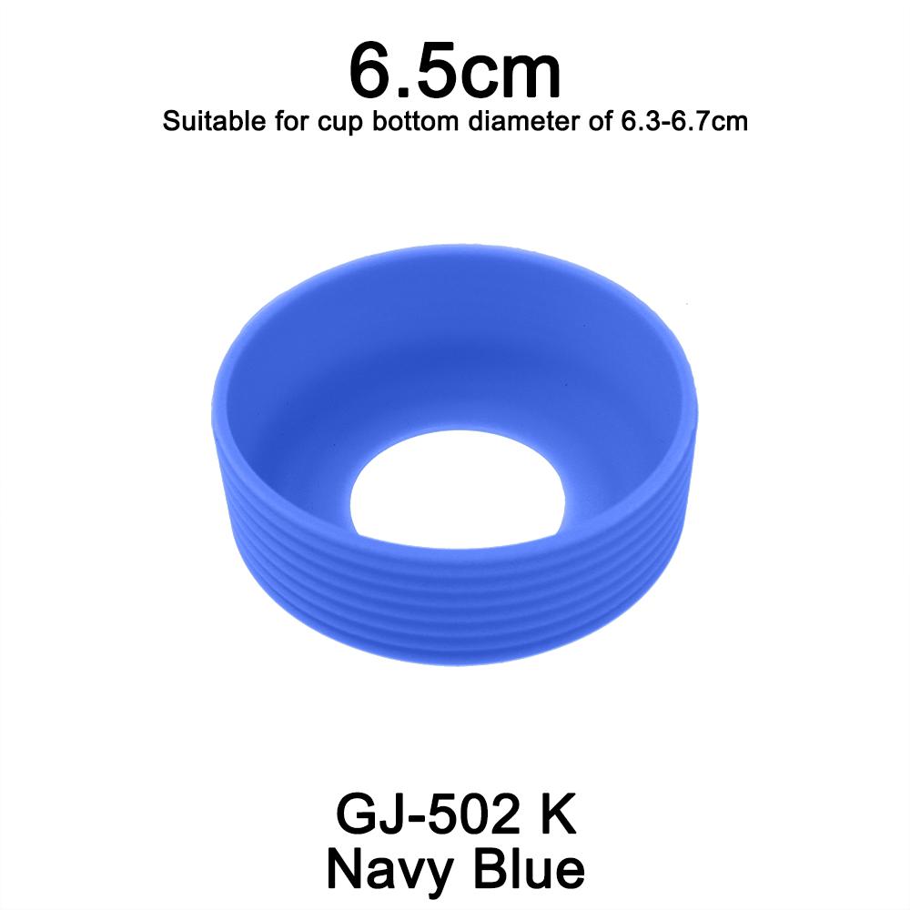 1Pc 6.5CM 16G 15 Colour Threaded Soft Silicone Cup Bottom Cover Wear Resistant Ring Sleeve Sheath Anti Slip Good Toughness