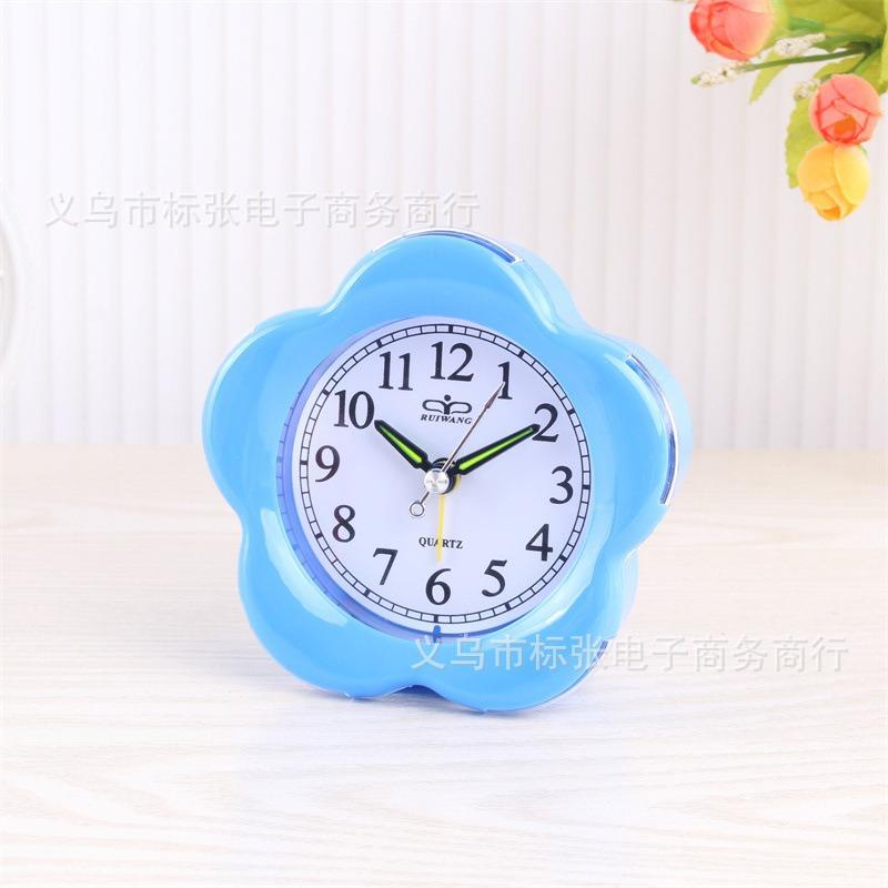 Night light alarm clock Student dormitory wake-up clock Super loud children's bedroom bedside clock