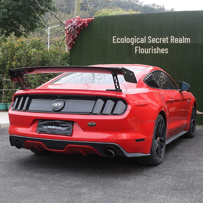 Carbon Fiber High-Mount Rear Wing for 2015-2023 Ford Mustang GT500 Yes