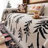 Christmas Festival Decoration Chenille Sofa Cover,All Seasons Blanket Sofa Towel,Living Room Sofa Cover,Anti-cat Scratch Cover