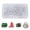 100 Sets Stainless Steel Grommet Tool Kit Durable Grommet Setting Tool Eyelet Kit  For Tarps