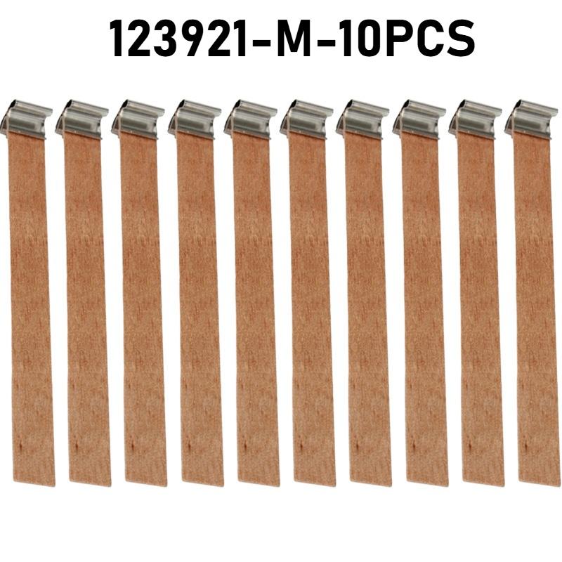 

10-100PCS Wooden Candle Wick Natural Wood Chip Wick for Soy Wax Aromatherapy DIY Handmade Candle Making Supplies