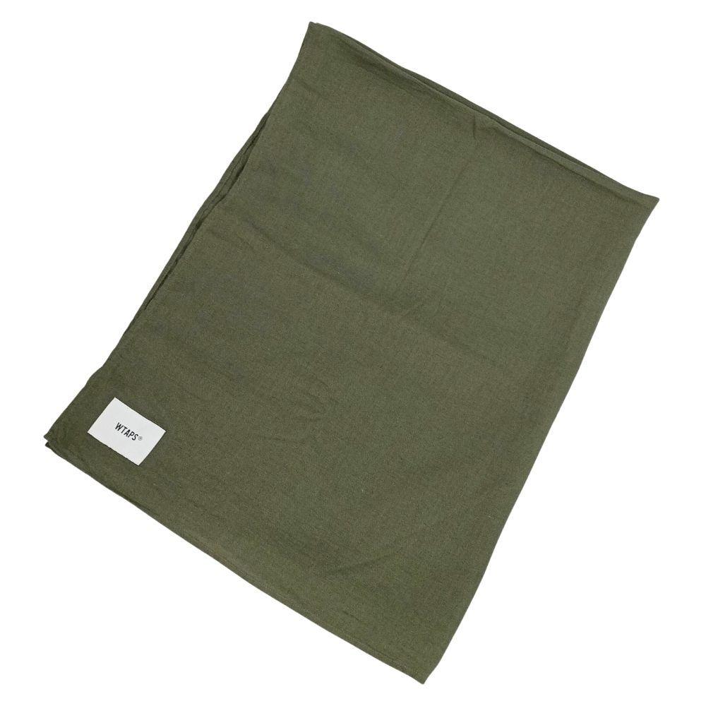 Used WTAPS Double Taps 20AW WRAP SCARF LICO Scarf Olive Drab Size Free Genuine / 55357