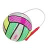 Inflatable Flashing Bouncing Ball Light Up Swing Ball Toy for Kids Outdoor Fitness Exercise Party Interactive Game Supplies