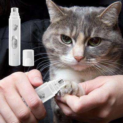 Dog Nail Grinder Quiet Paw Grinder Device For Puppy Ergonomic Electric Pet Nail Grinding Device With 500mAh Battery For Medium