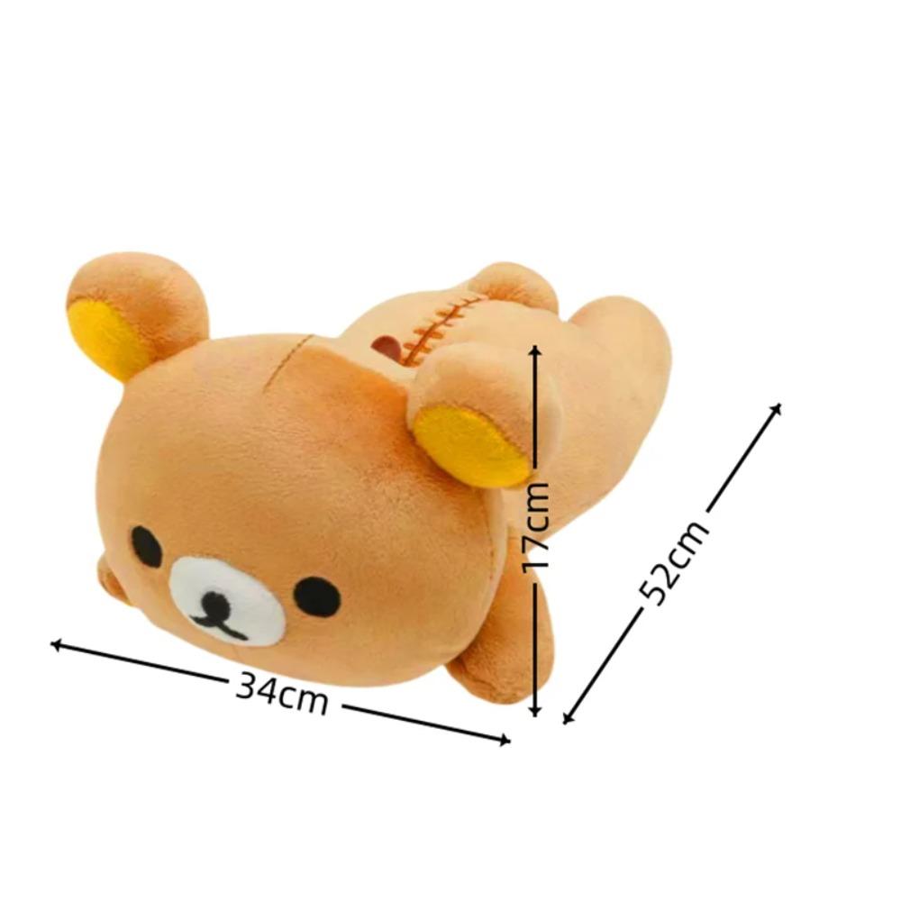 Anime Rilakkuma Cartoon Plüschpuppe Weiche Bärenspielzeuge Kawaii Raumdeko Teddybär Plüschtiere Niedliches Pärchen Bär Weihnachtsgeschenke für Mädchen