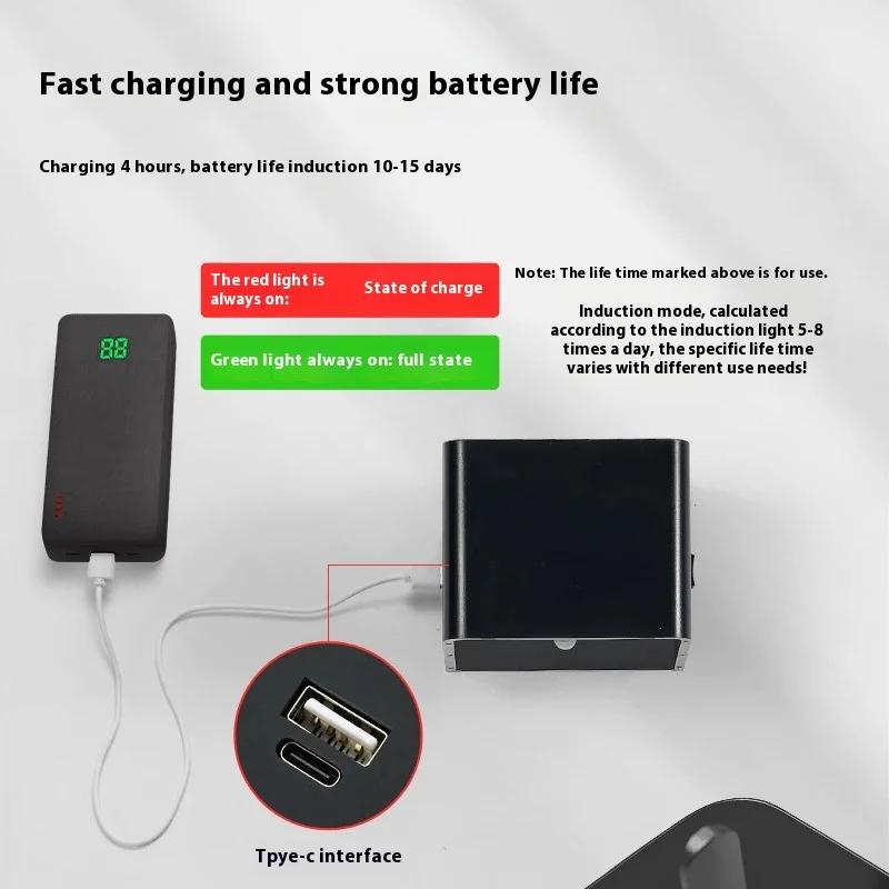 USB Rechargeable Wall Lamp Night Light 2200mAh Sensor Cordless Wall Lamp For Bedside Bedroom Corridor lighting for living room