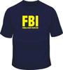 FBI Weibliche Booby Inspektor Lustiges Lockeres Baumwoll-T-Shirt für Herren
