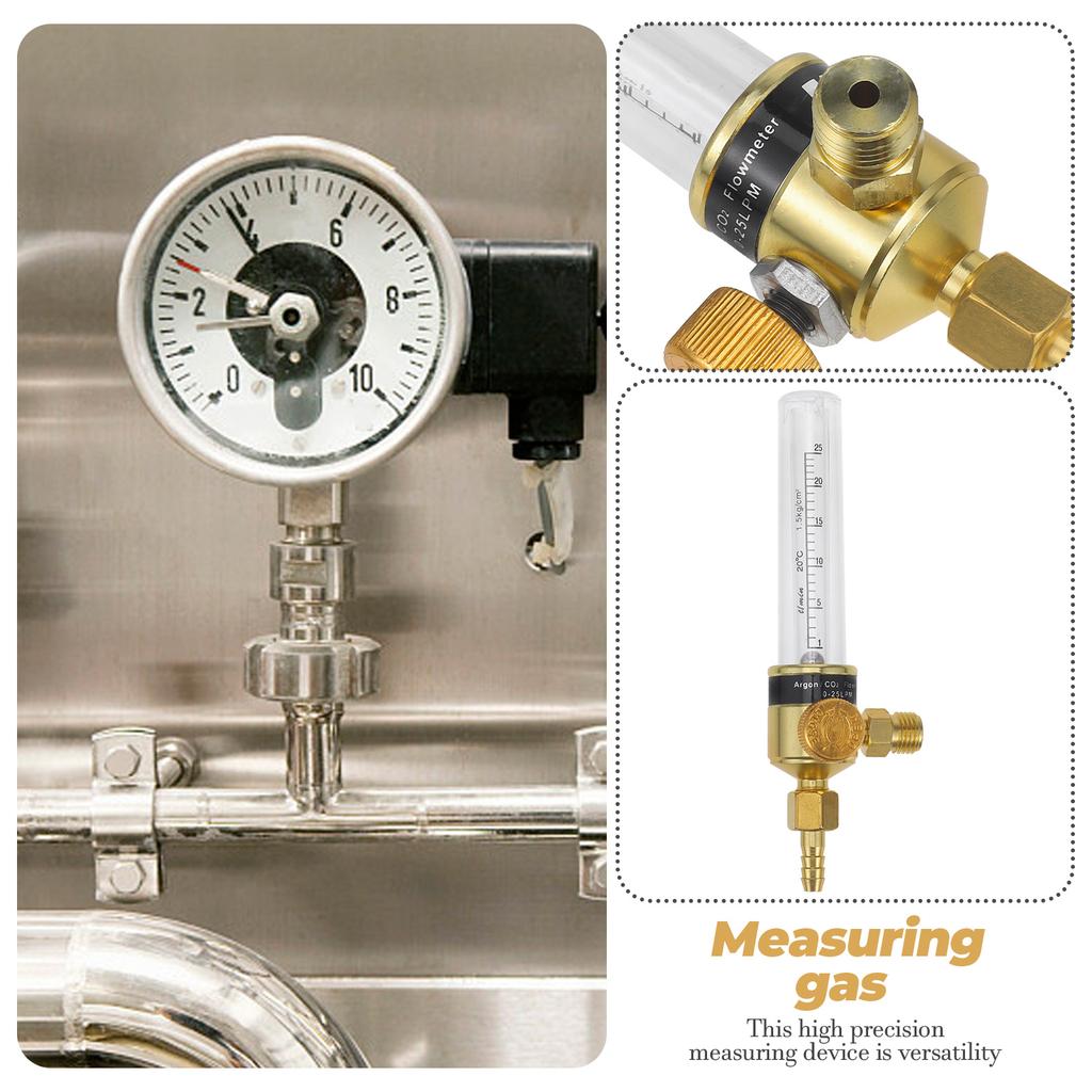 Flow Meter Argon Flow Meter Co2 Flow Meter Tube Carbon Dioxide Flowmeter Air Flow Meter Gas Flowmeter Measuring Device Flow Mete
