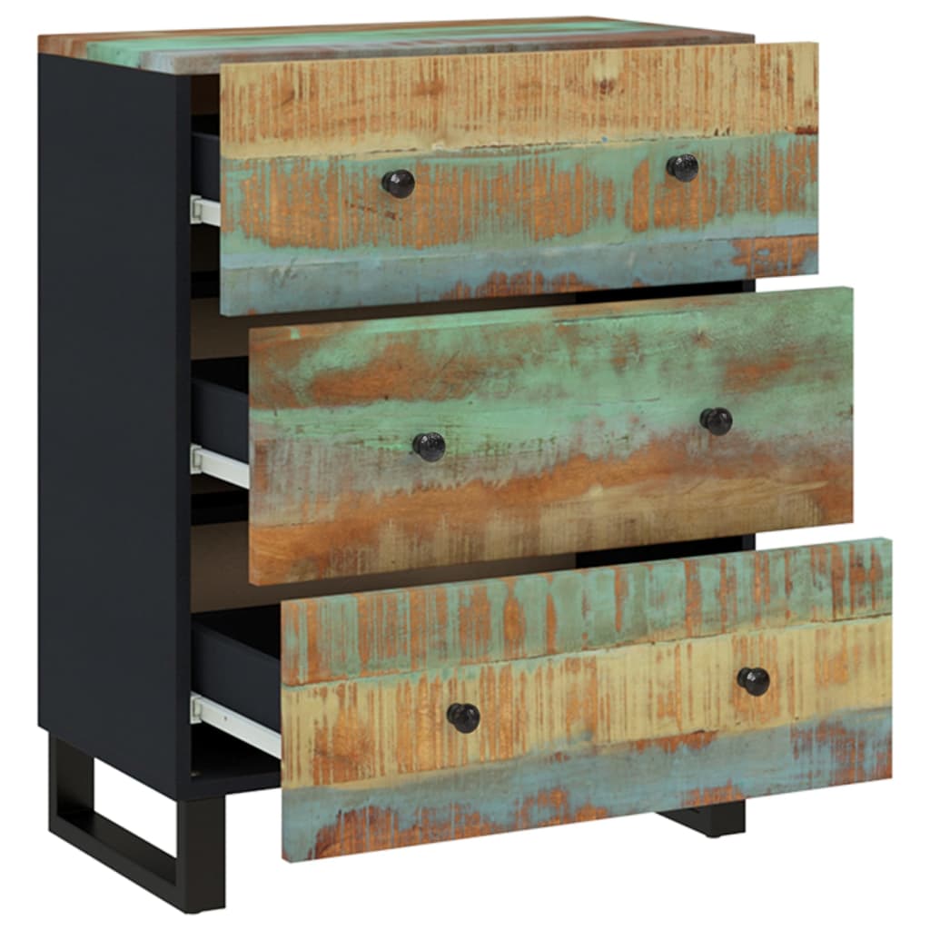 Sideboard 60x33x75 Cm Reclaimed Solid Wood