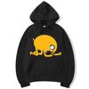 Adventure Time Animation TV Series Jake Cartoon Pattern Pullover for Men and Women Harajuku Fashion Street Harajuku