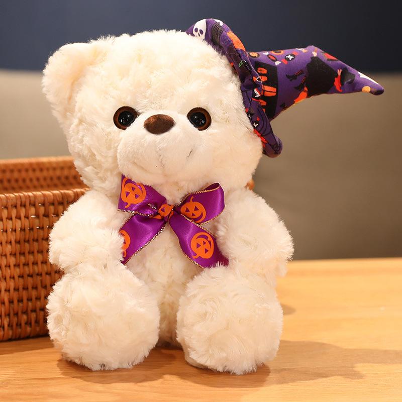 

Halloween Teddy Bear Plush Toy Easter Children s Rag Dolls Funny Event Props Bear Gift 23cm