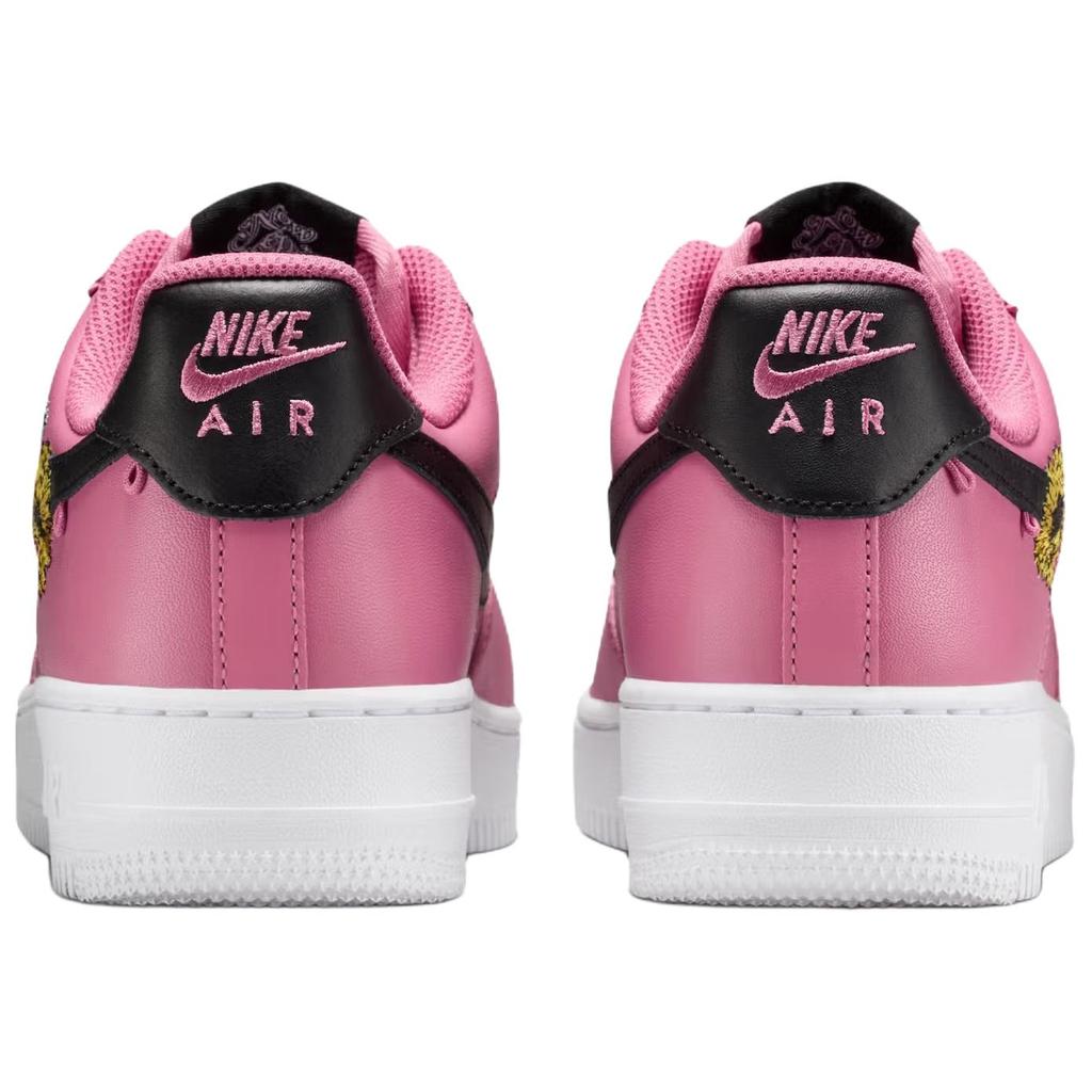 Nike Air Force 1 Low Premium Now Accepting All Flowers - Peony Women Sneakers Pink Black-Metallic-Gold-White IB6644-600