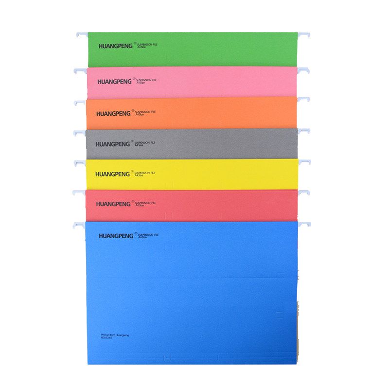 Thickened A4 Folder Hanging Hanging Folder Suspension Clamp Clip FC Hanging Laborers F4 Property File Binder Quick Labor Bag