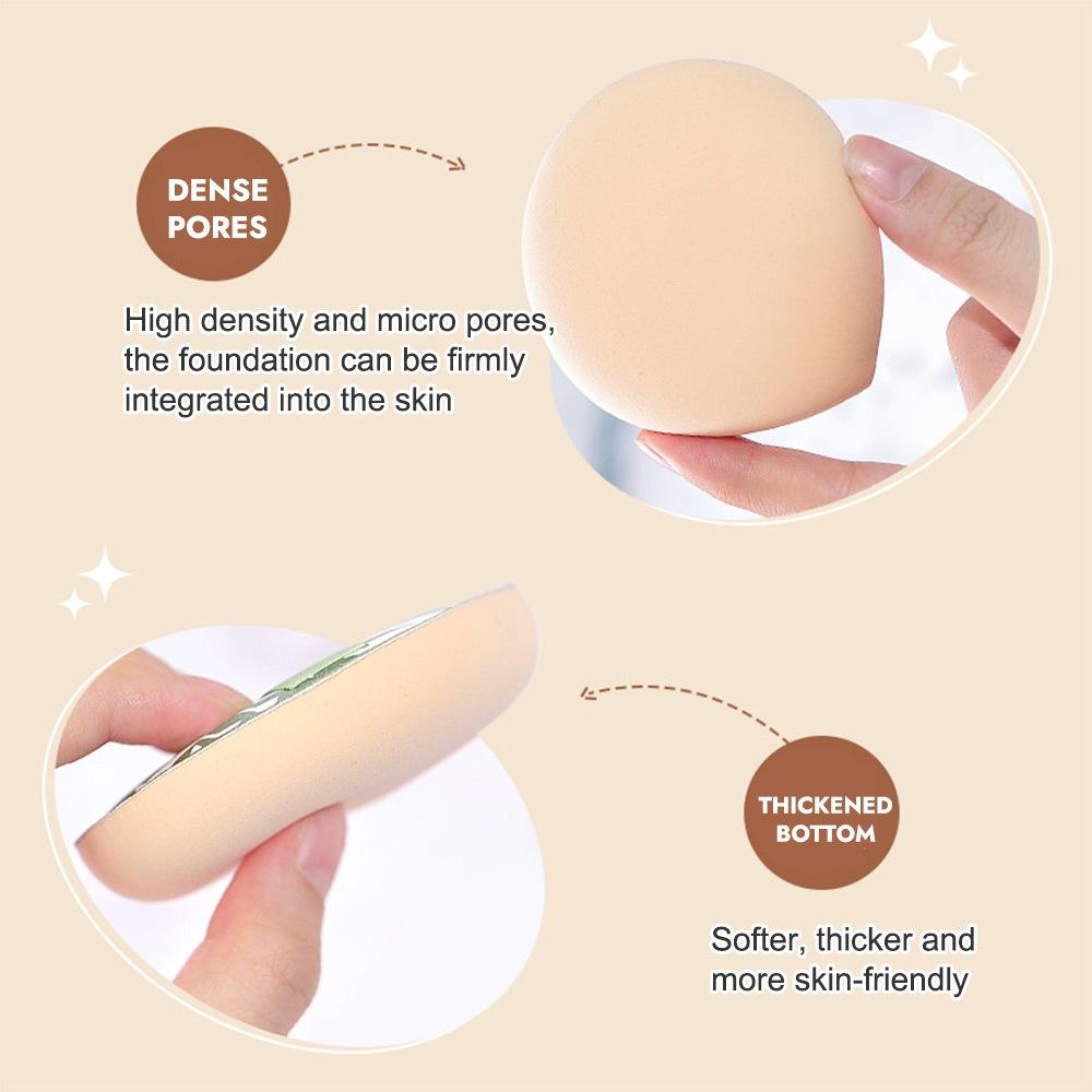 GECOMO XL Marshmallow Makeup Puff, Drop-shaped Soft Durable Powder Puff, Not Absorb Foundation Sponge Puff