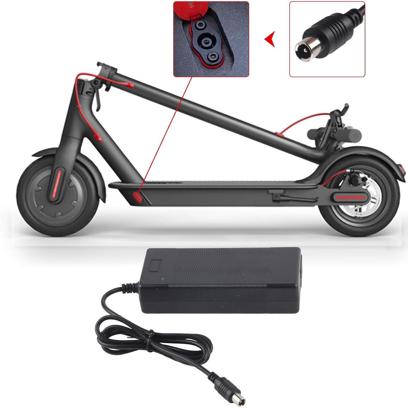 

Адаптер питания 42 В 2 А Зарядное устройство Выход Зарядное устройство для аккумулятора Совместимо с M365 S1 / S3 / S4 (US Plug) электрический One Size