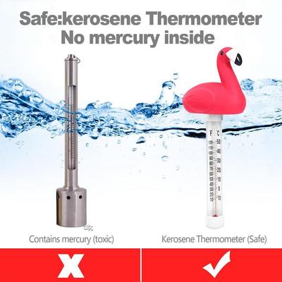 Schwimmendes Poolthermometer Niedlich geformter Temperaturmesser Bruchsicheres Wassertemperatur-Messwerkzeug für Spas Whirlpools