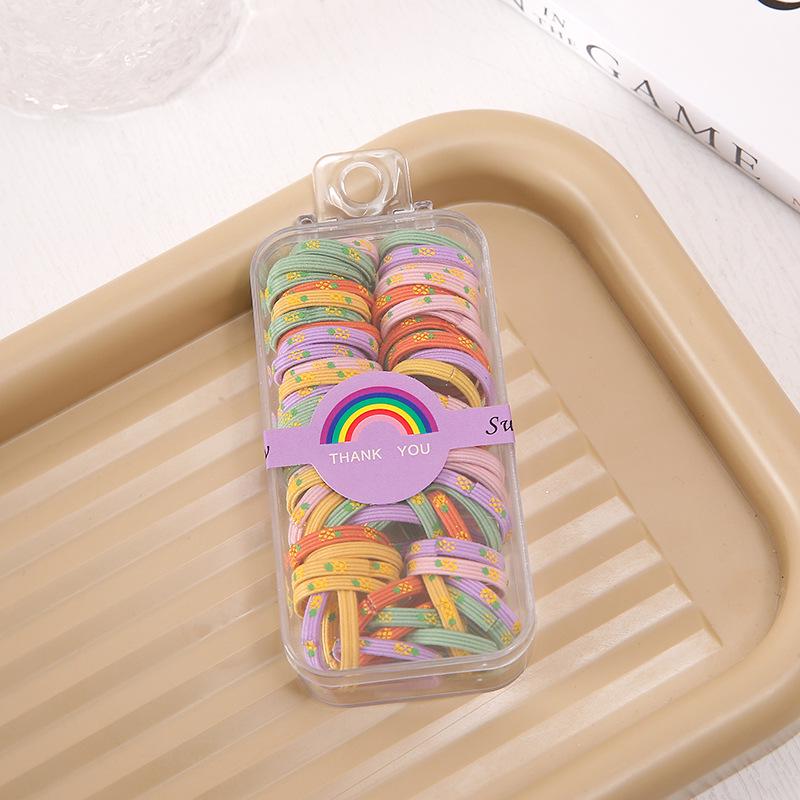 

Elastic Children s Hair Bands - Gentle on Hair, Korean Small Honey Bean Design Hair Accessories