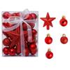 3CM Party Supplies DIY Gifts Crafts Christmas Tree Decoration Drop Pendant Xmas Hanging Ball Bauble