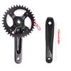 Aluminum Alloy Bike Crankset 34T Bike Crank Arm Set Bike Single Crankset  Bike Repair Upgrades