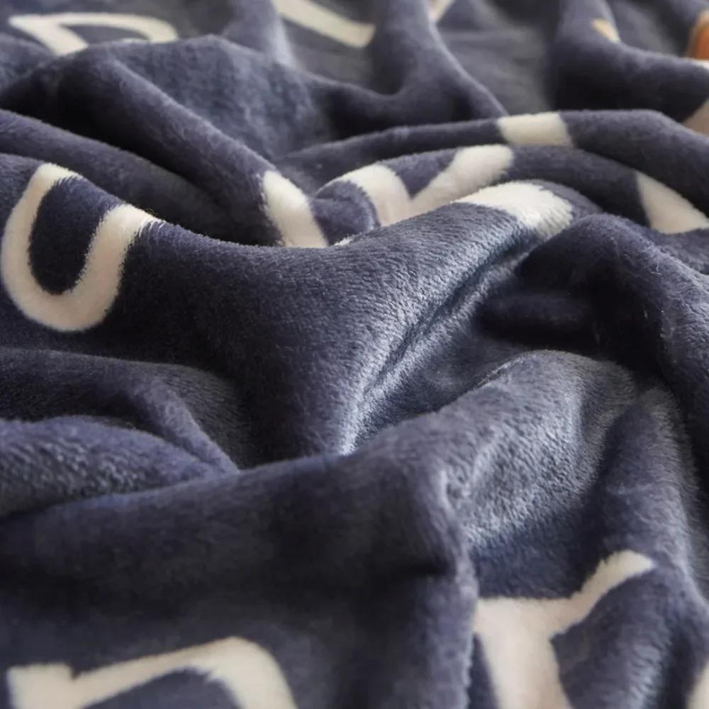 Blanket Mink Flannel Soft Nap Blanket Dormitory Thickened Flannel Bed Sheet Gift Air-conditioning Blanket