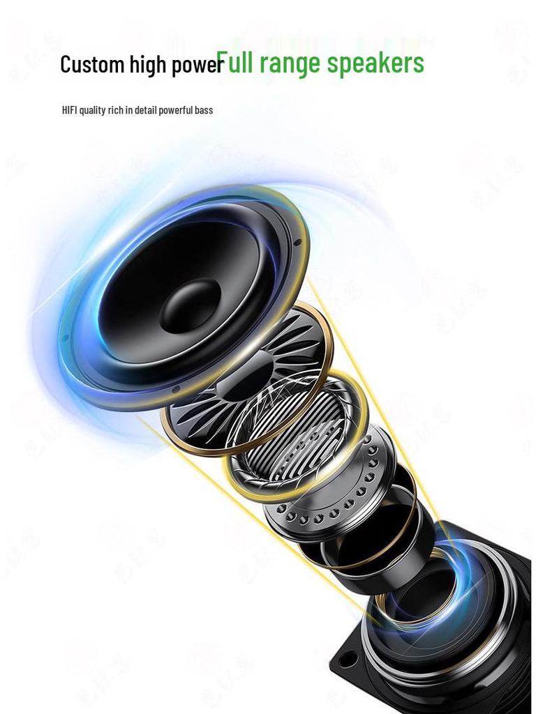 M-VAVE SP100 Bluetooth Portable Guitar Amplifier for Outdoor Performance & Recording