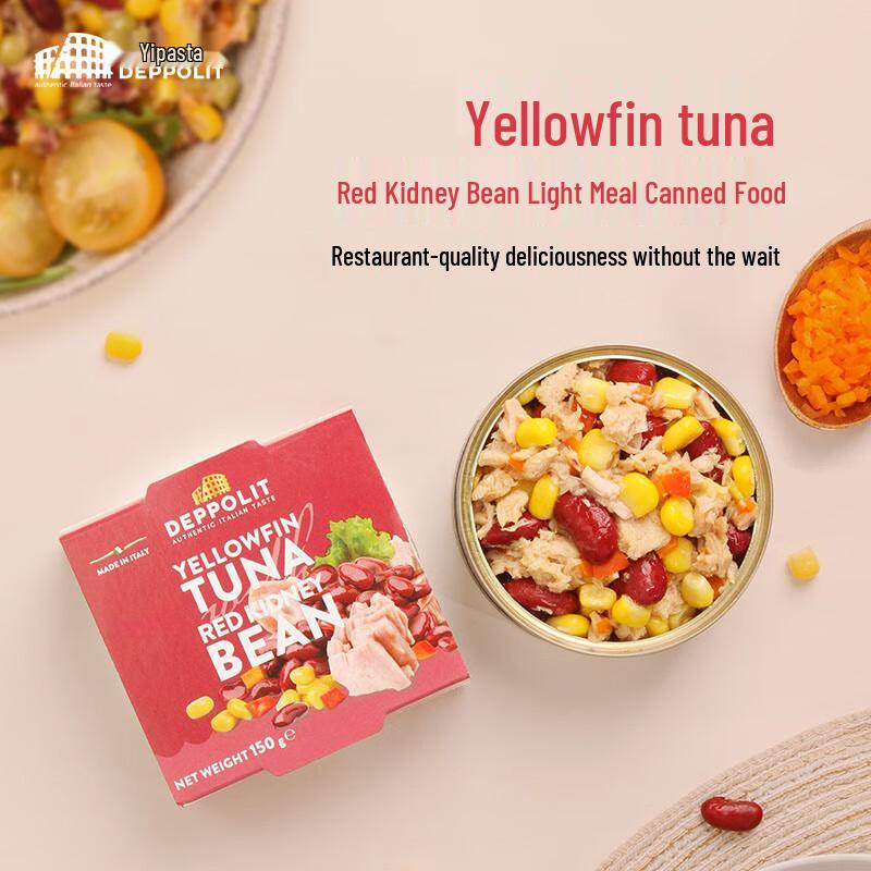 I Pasta Italian Yellowfin Tuna Light Meal Cans