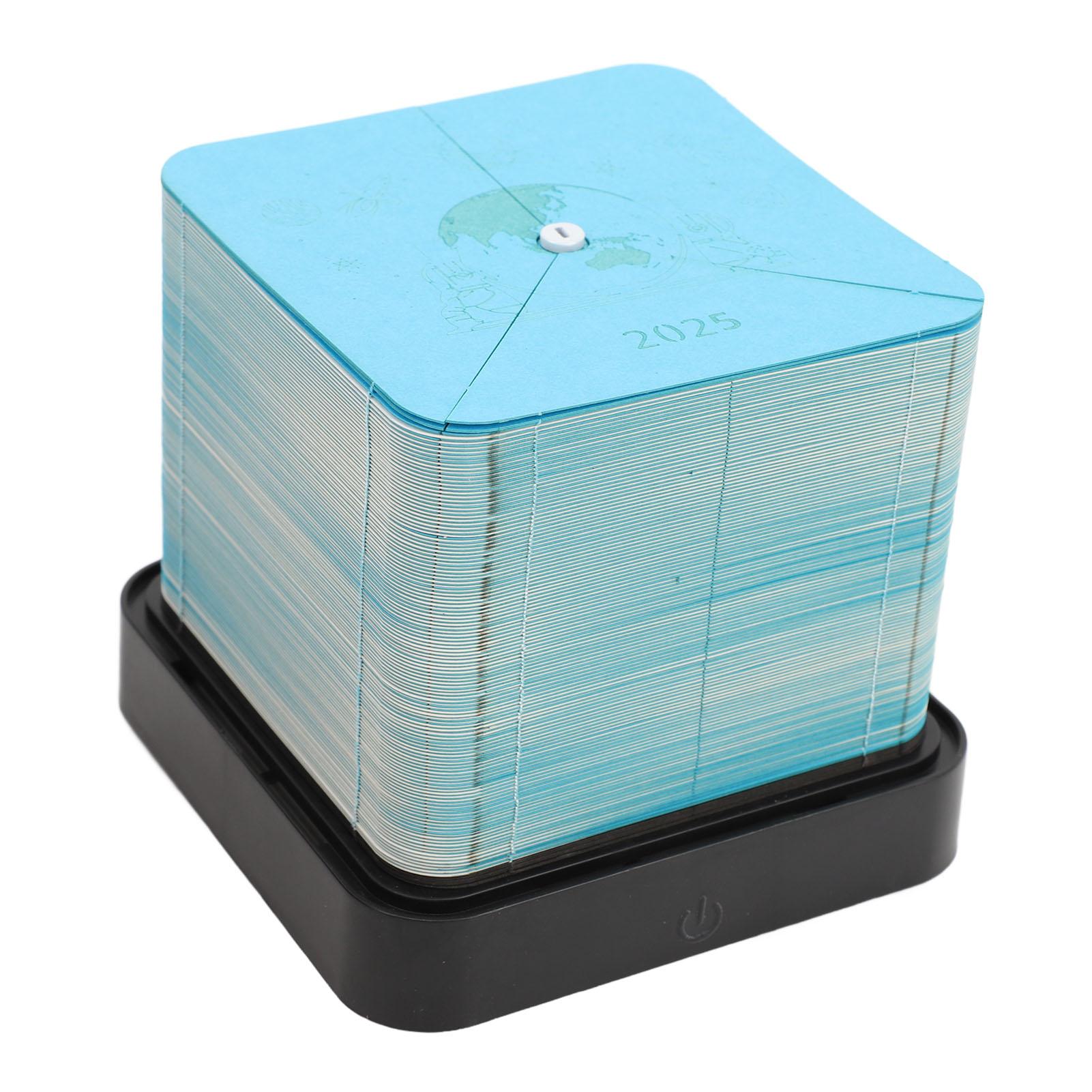 

3D Memo Pad Hand Torn Earth 2025 Calendar Paper Carving Art Notepad for Present Desktop Decoration