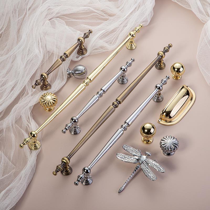 Gold European Modern Kitchen Cabinet Handle