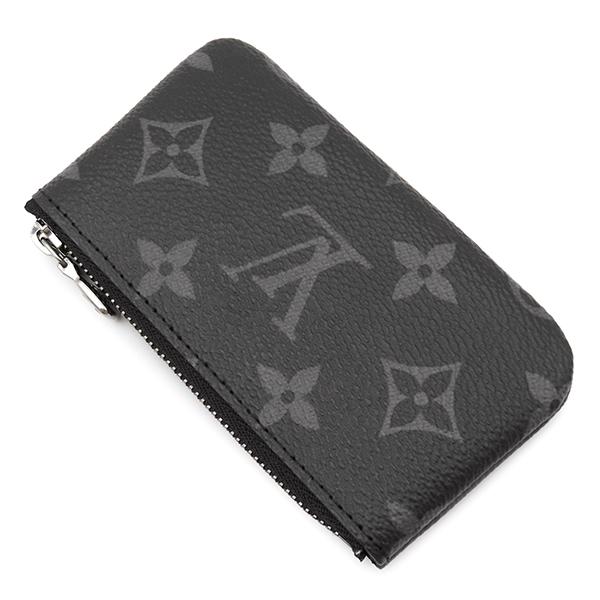 Louis Vuitton M80905 Monogram Eclipse Card & Key Holder Pouch CleCoin Case Monogram Eclipse Array